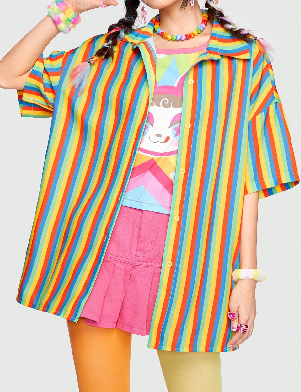 Camasa Romwe, mix culori