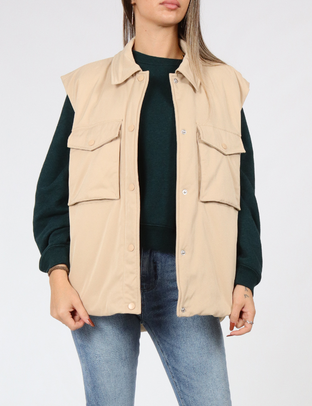 Vesta Vero Moda, crem