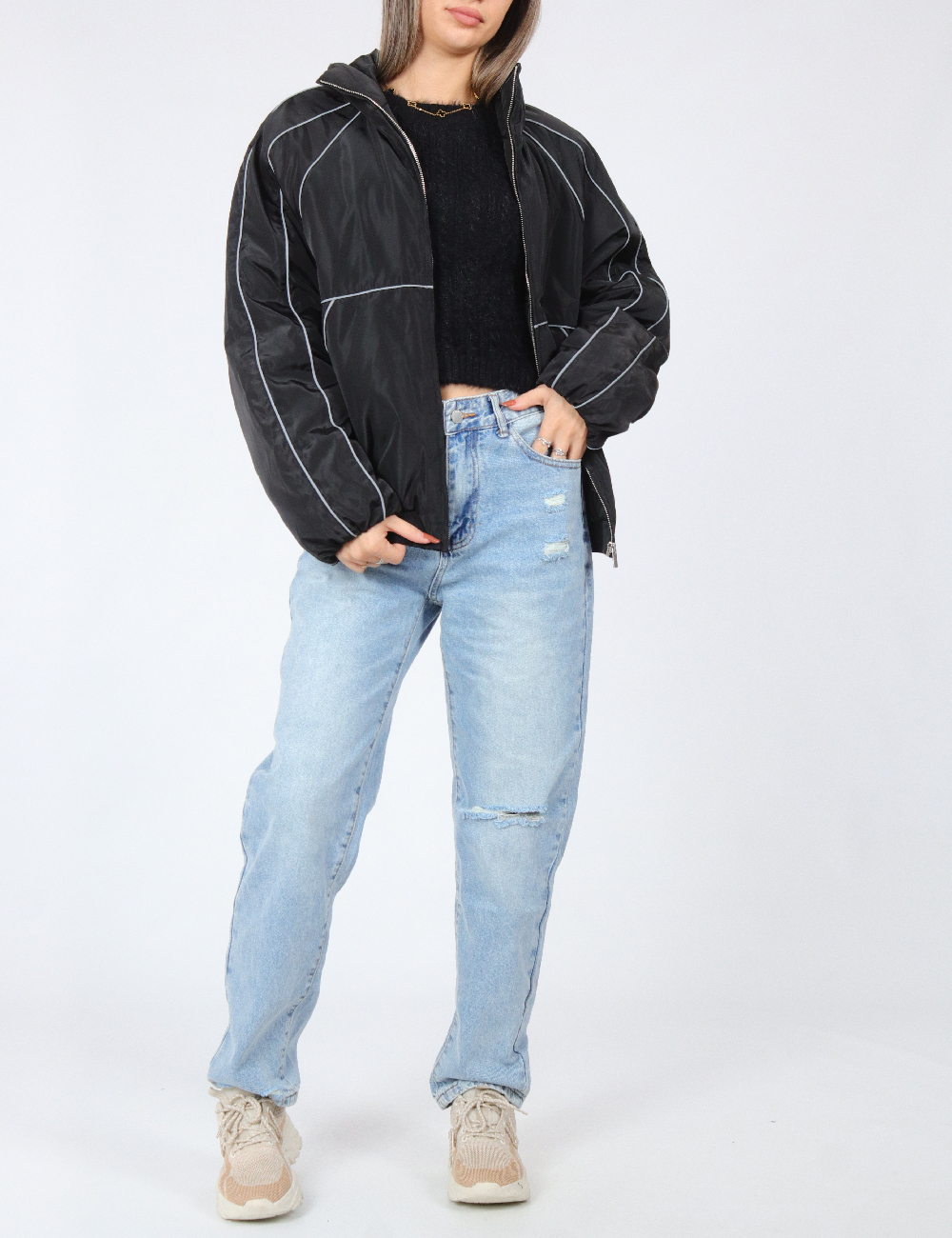 Geaca Don t Call Me Jennyfer, negru