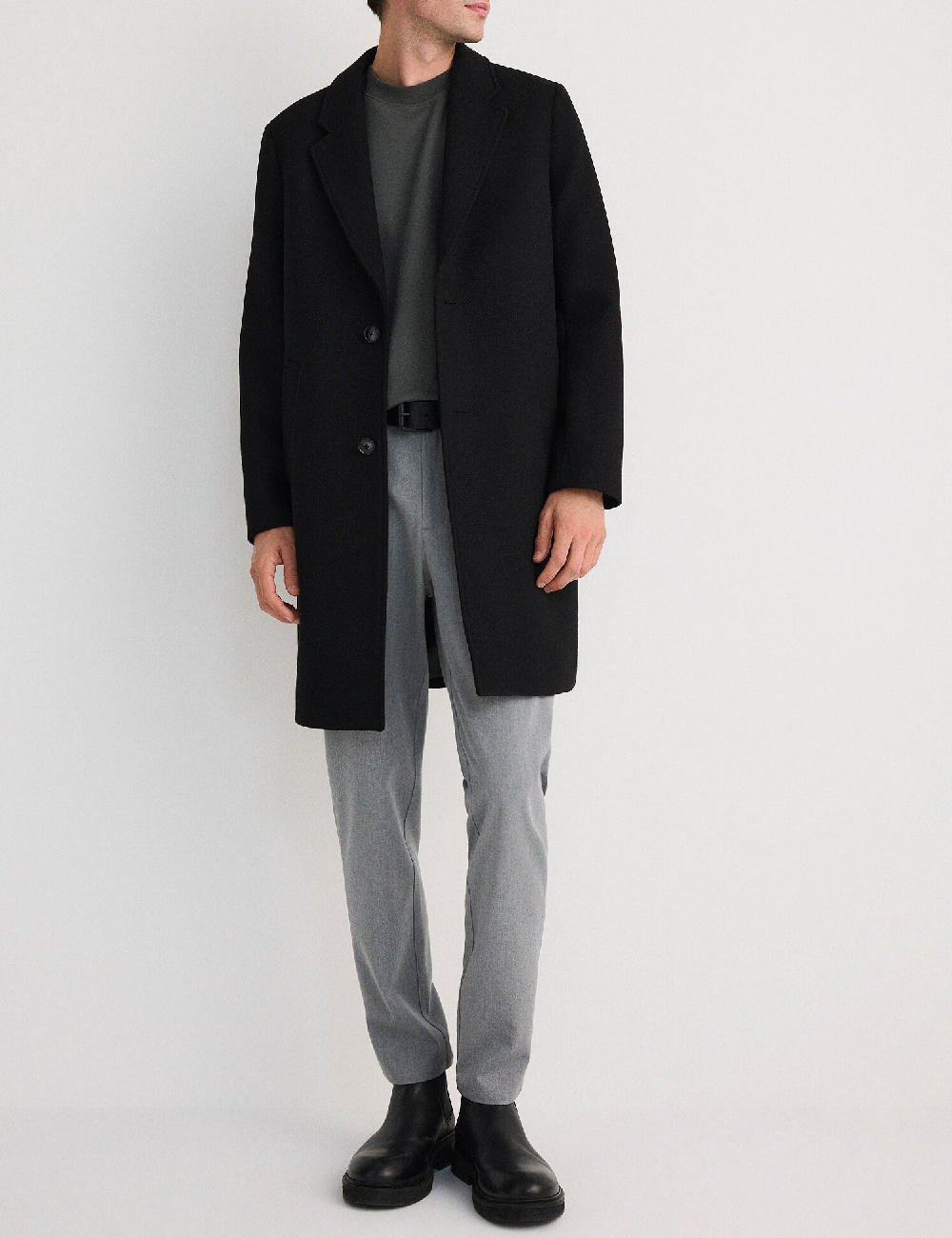 Palton Reserved, negru