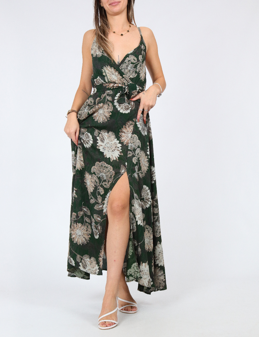 Rochie lunga SHEIN, verde