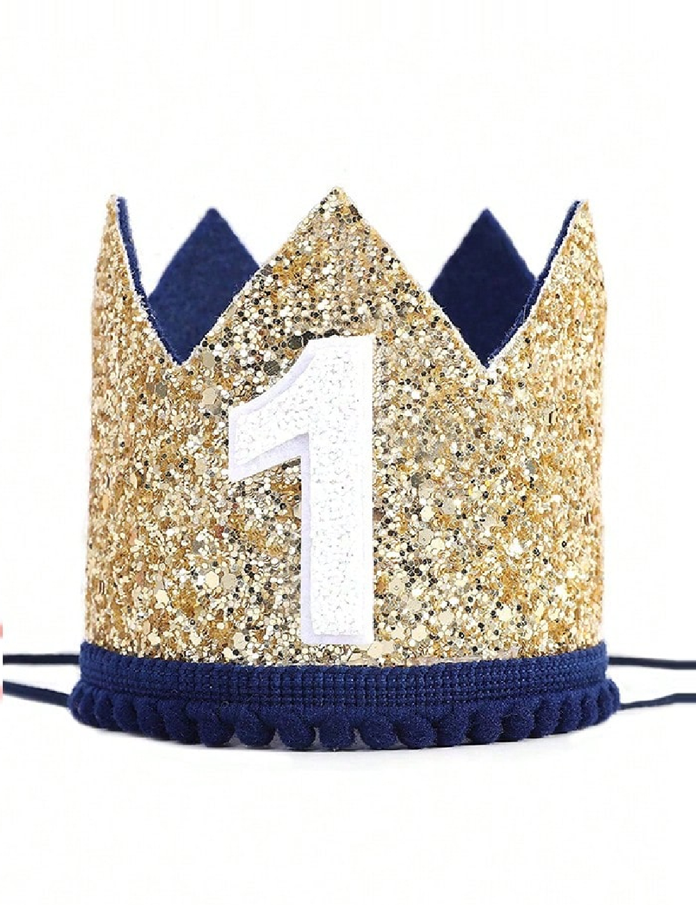 Coronita pentru aniversare SHEIN, albastru/auriu