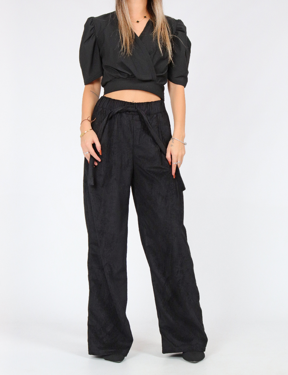 Pantaloni SHEIN, negru