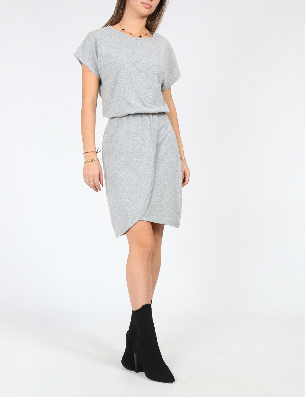 Rochie scurta SHEIN, gri