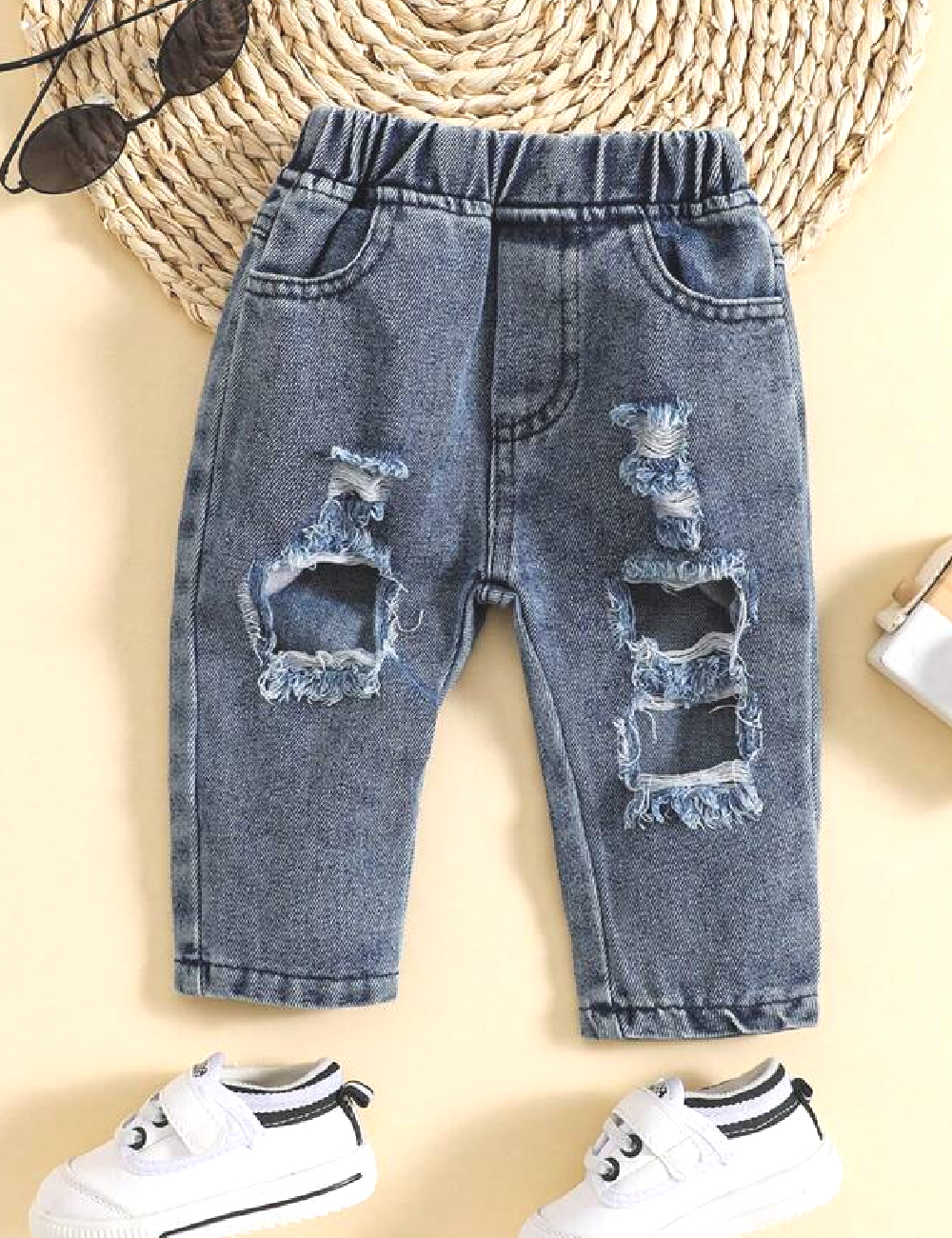 Blugi Shein Kids, albastru