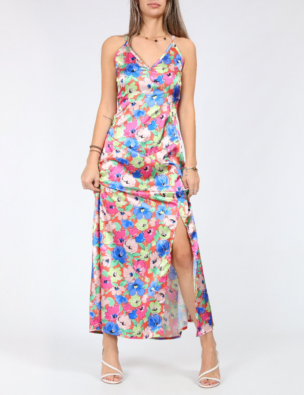 Rochie lunga SHEIN, mix culori