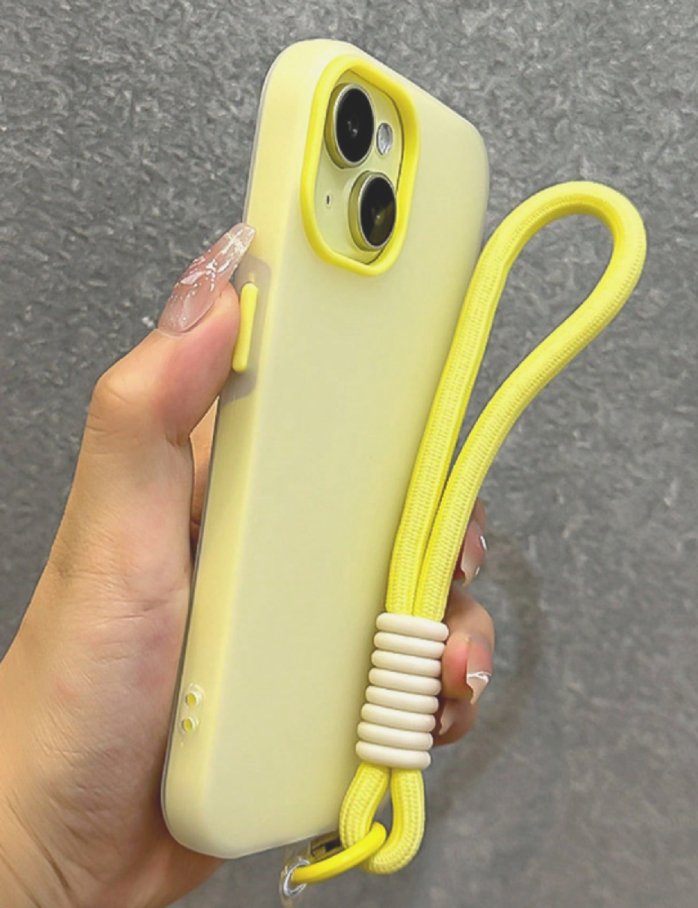 Husa iPhone SHEIN, galben