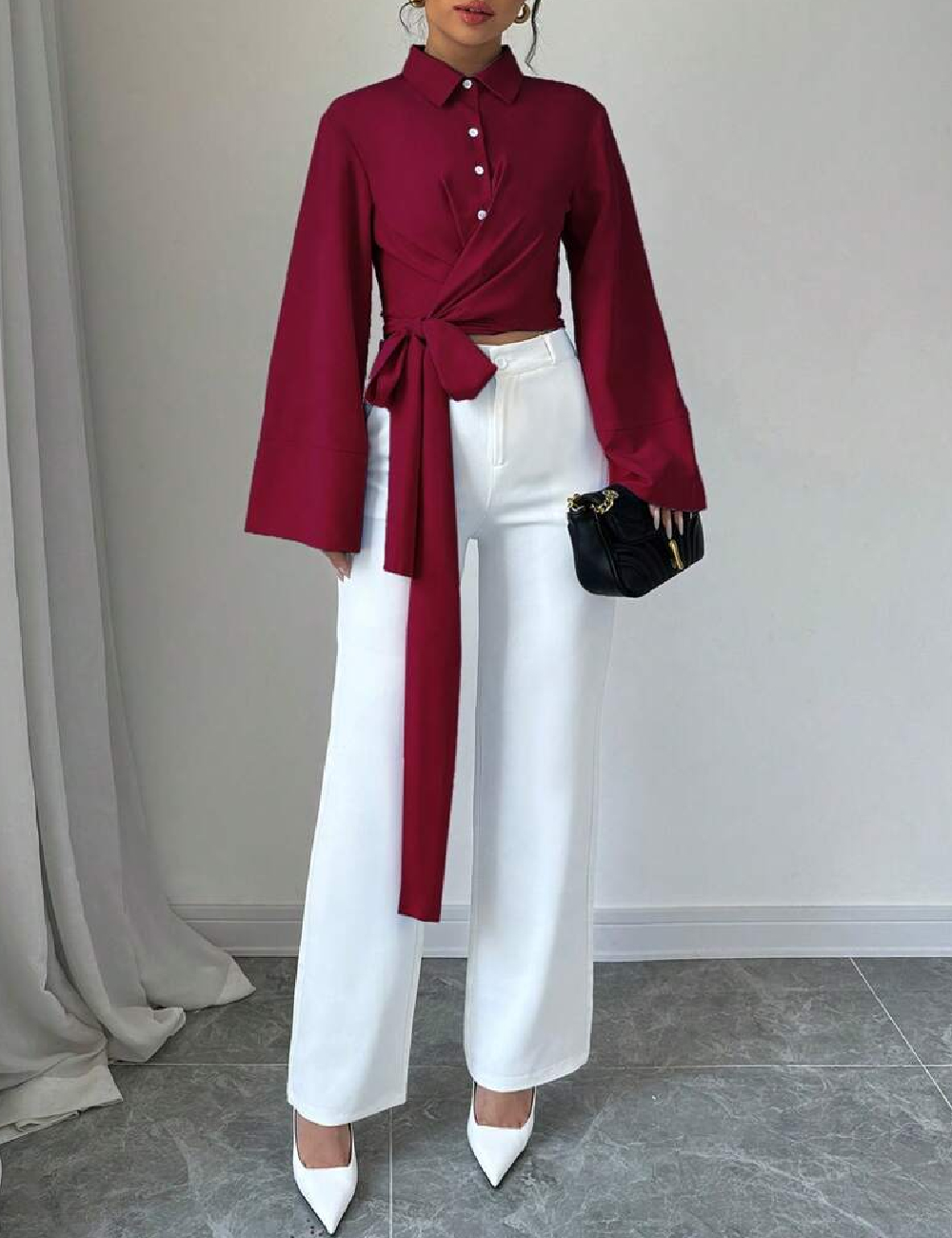 Camasa SHEIN, visiniu