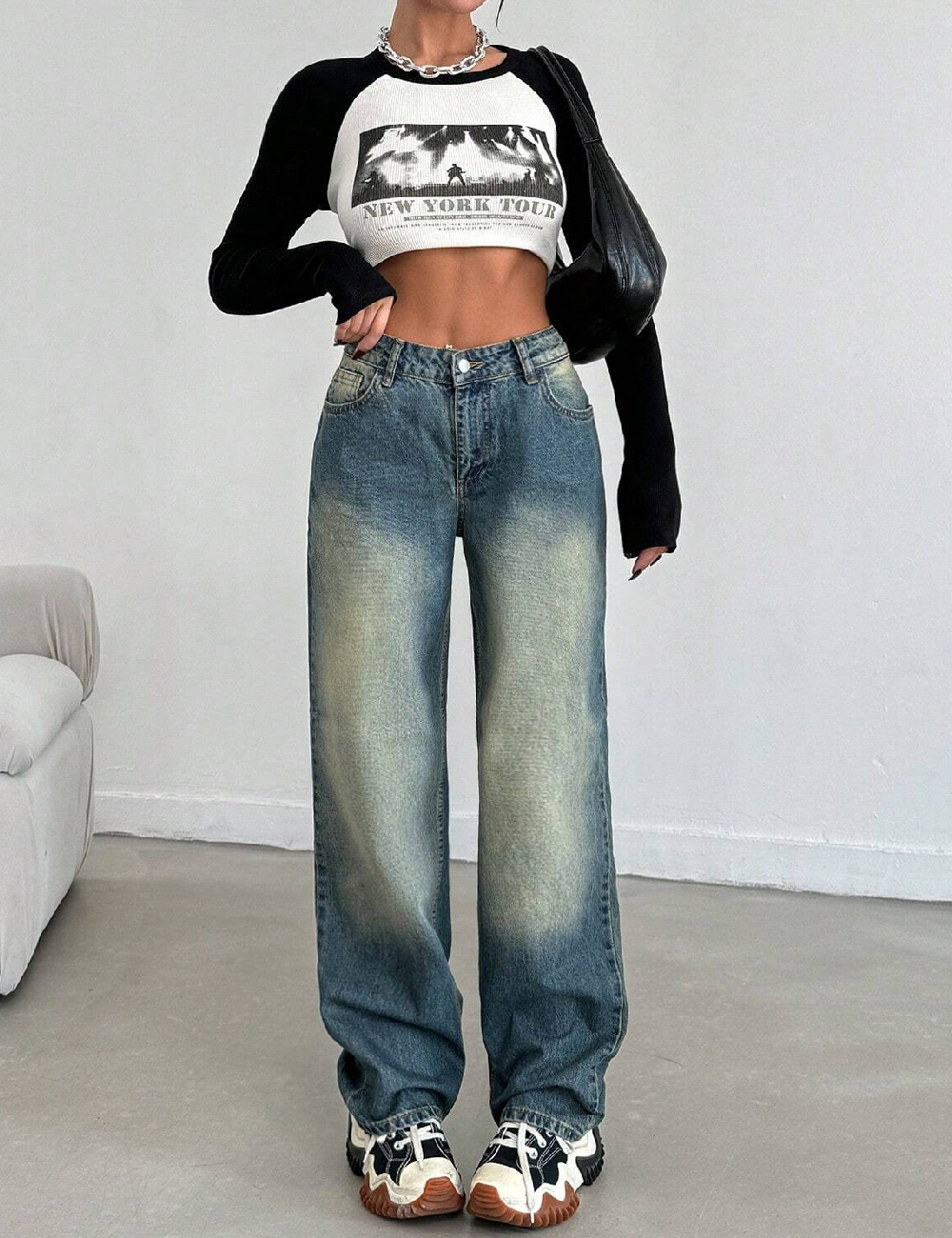 Blugi SHEIN, albastru