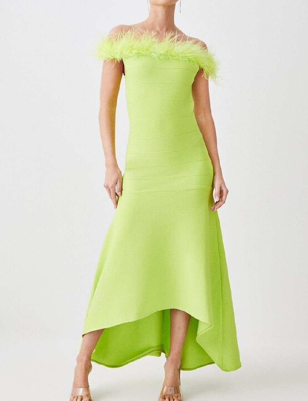 Rochie lunga Karen Millen, verde