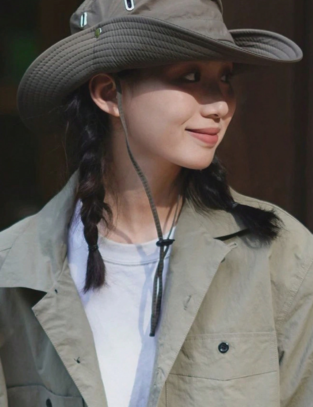 Palarie SHEIN, verde inchis