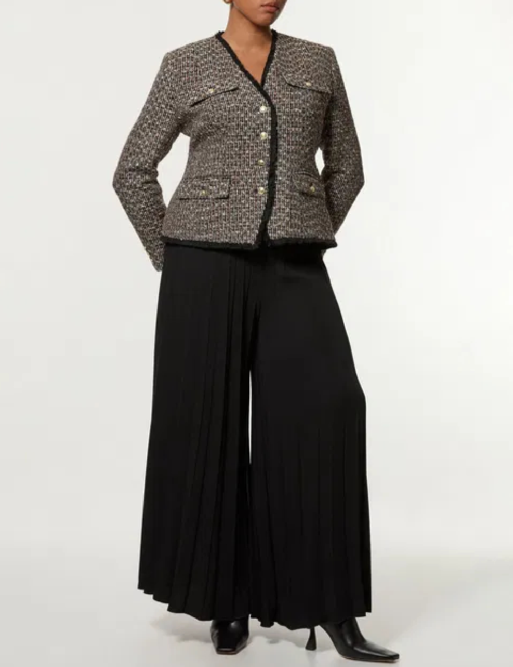 Salopeta Karen Millen Plus Size, negru