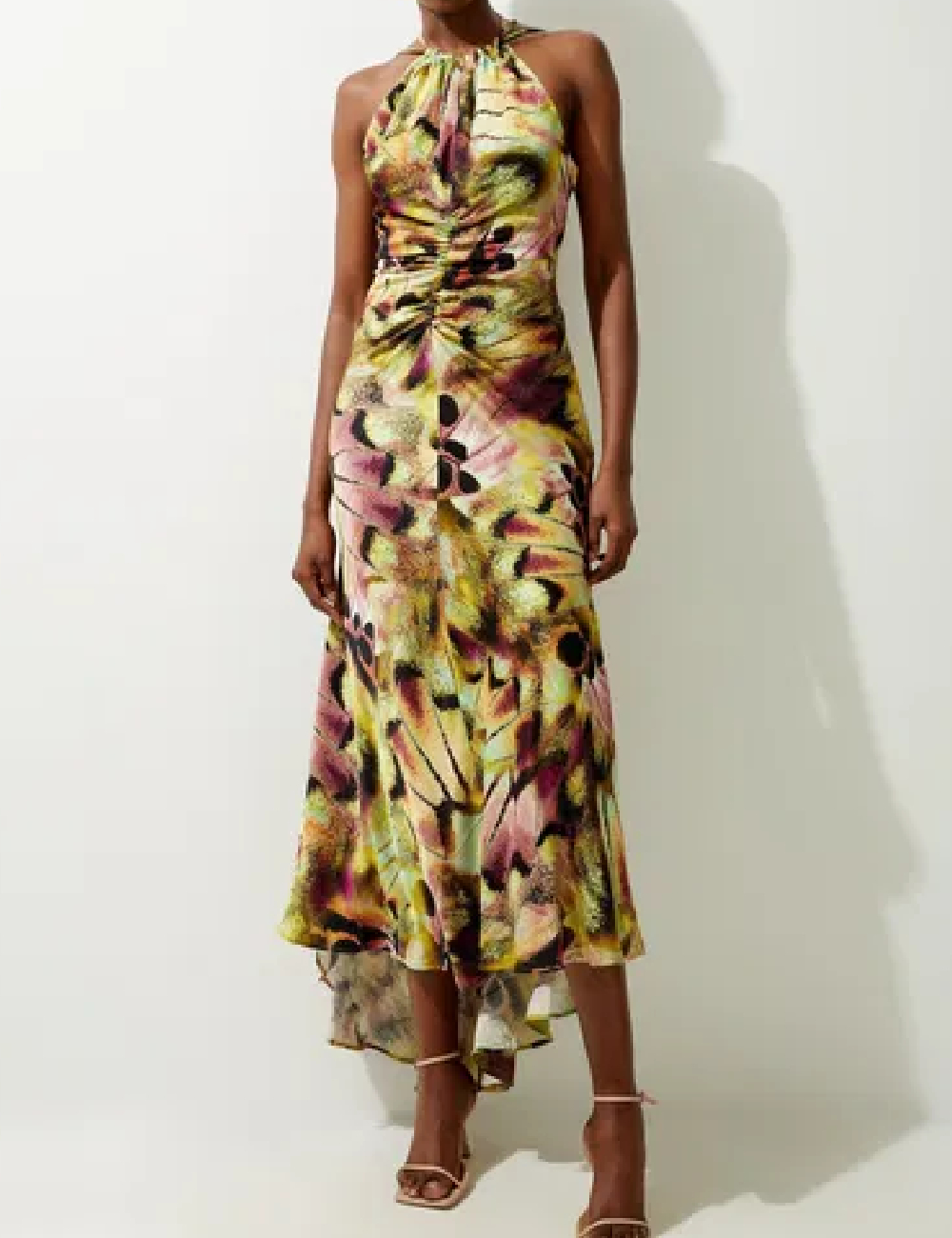 Rochie lunga Karen Millen, mix culori