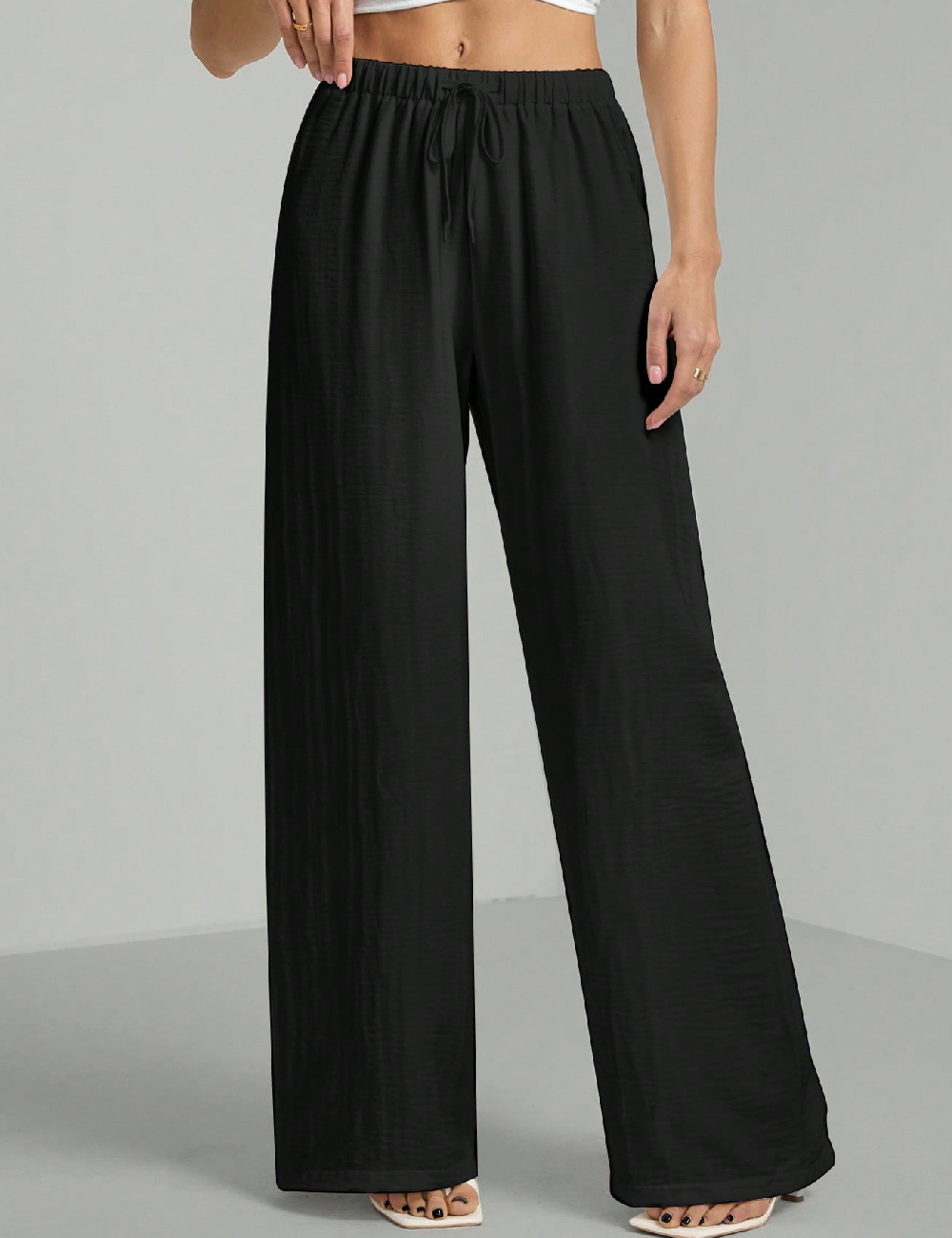 Pantaloni SHEIN, negru