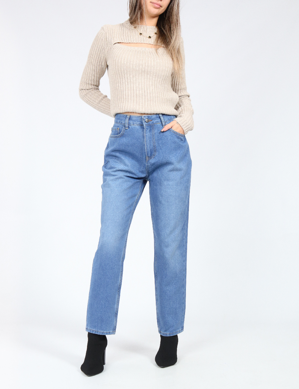 Blugi SHEIN, albastru