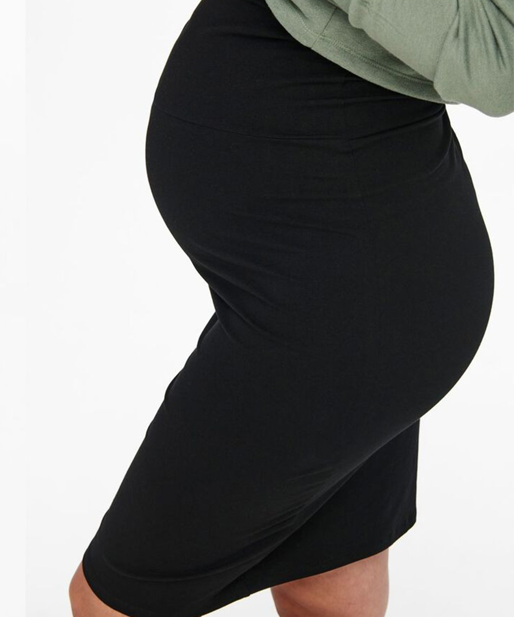 Fusta Only Maternity, negru, XS