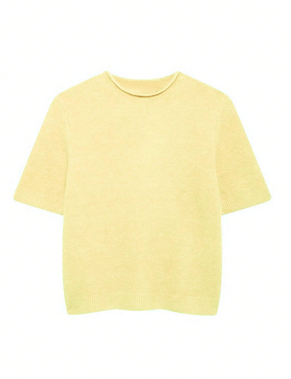 Tricou SHEIN, galben deschis