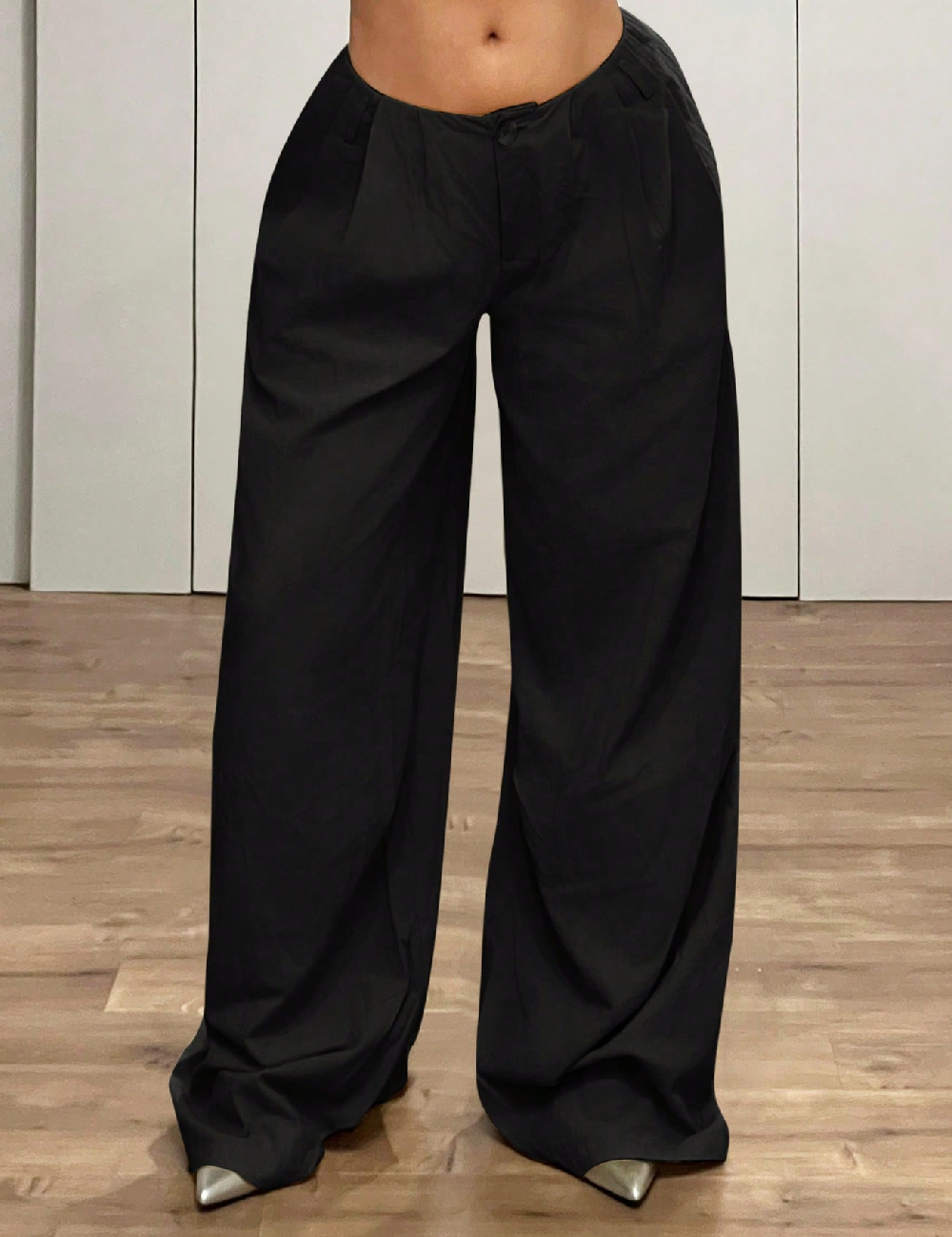 Pantaloni SHEIN, negru