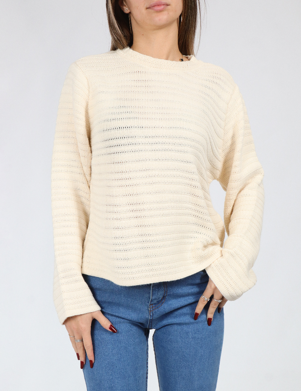 Pulover SHEIN, crem