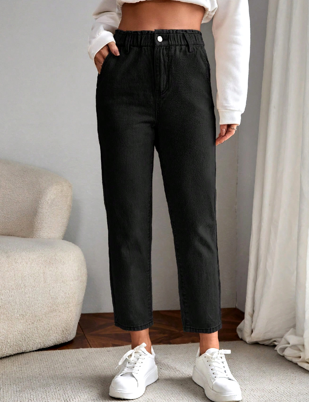 Blugi SHEIN, negru