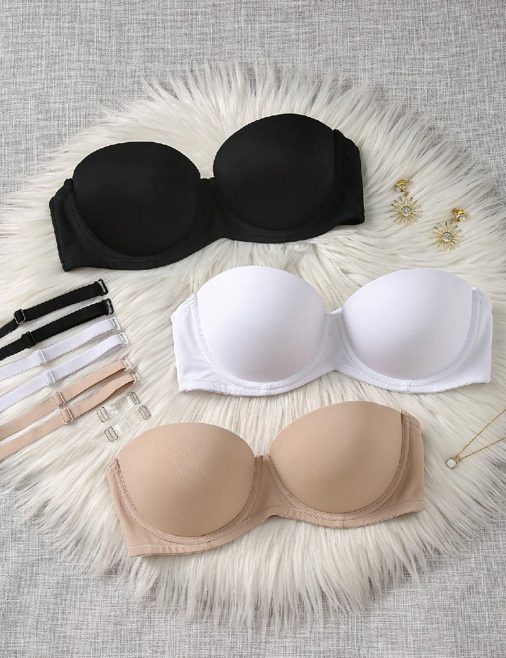 Set sutiene 3 bucati SHEIN, mix culori