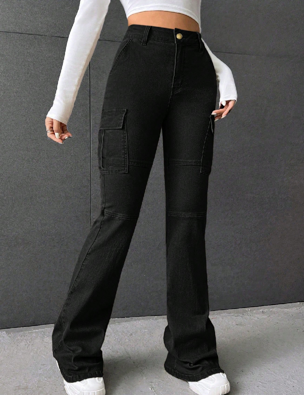 Blugi Shein Kids, negru