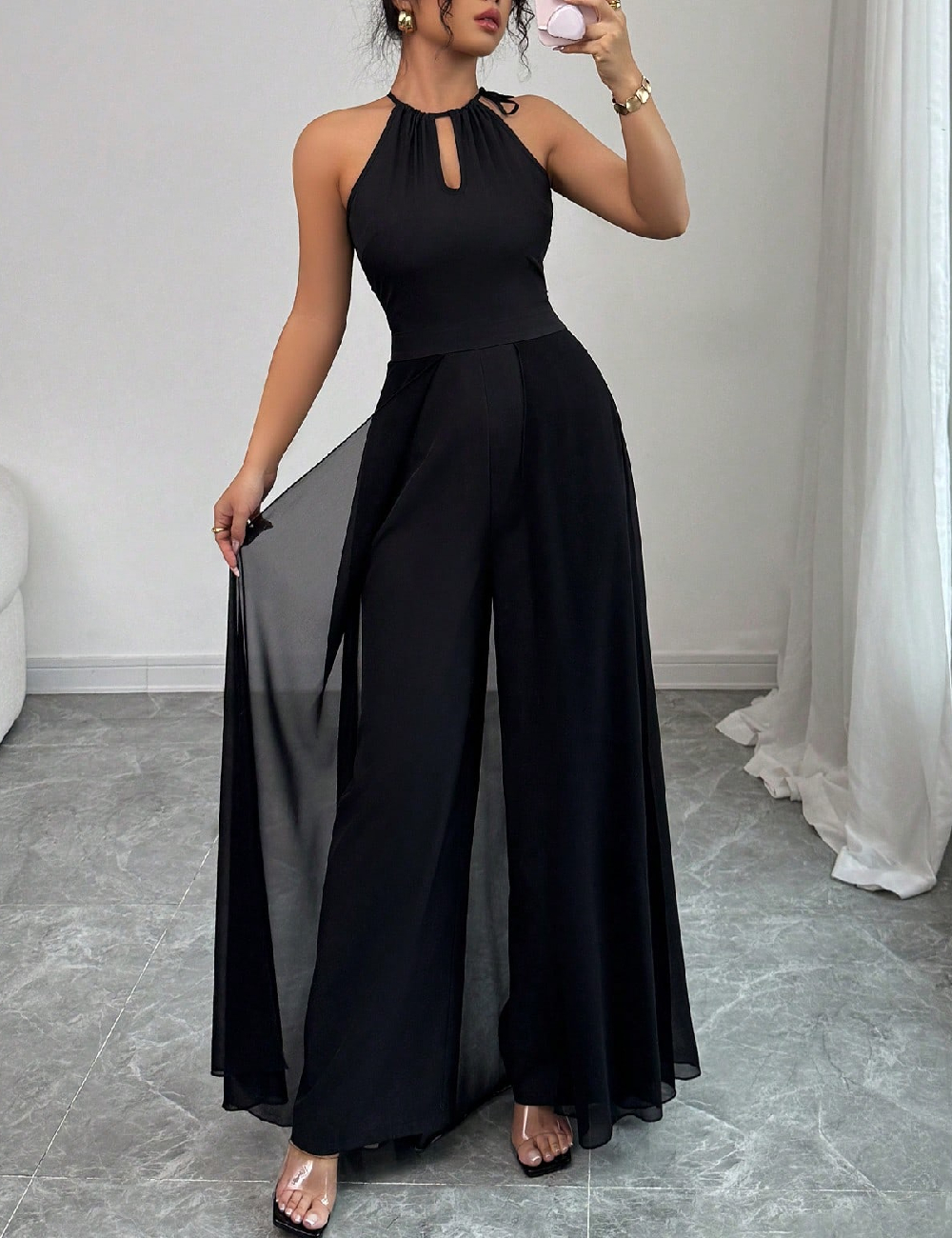 Salopeta SHEIN, negru