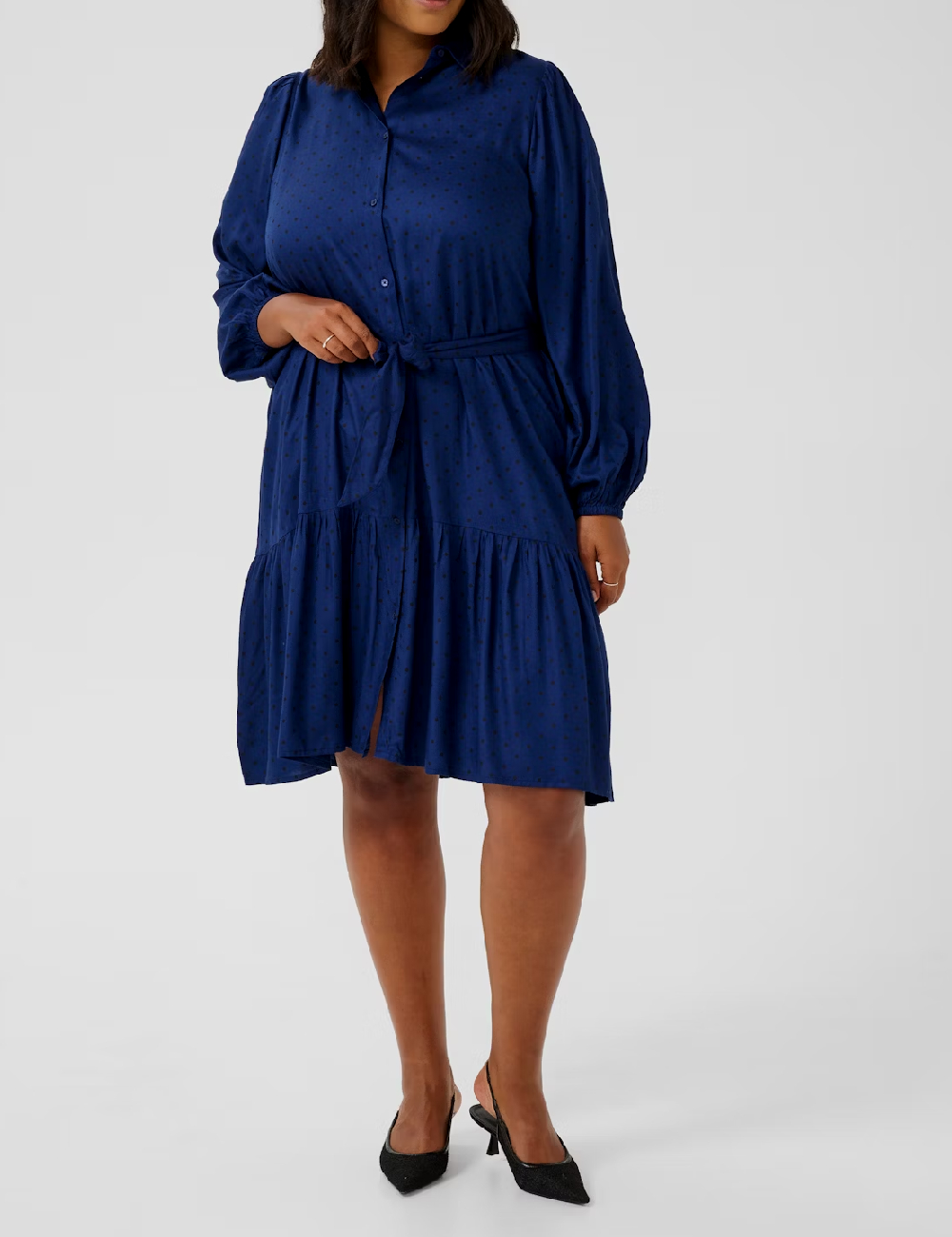 Rochie scurta Kaffe, albastru