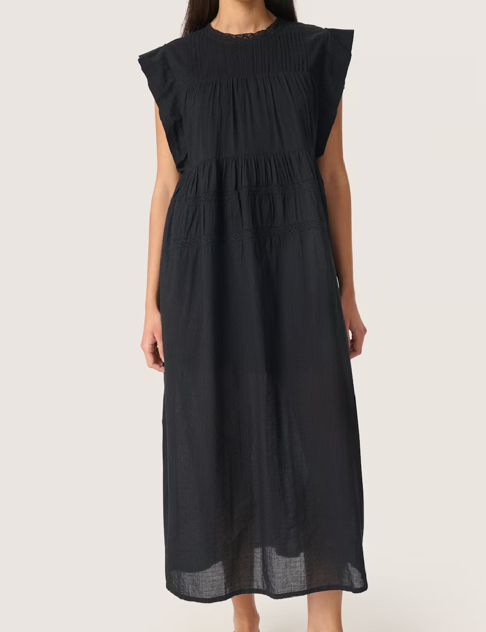 Rochie lunga Soaked In Luxury, negru