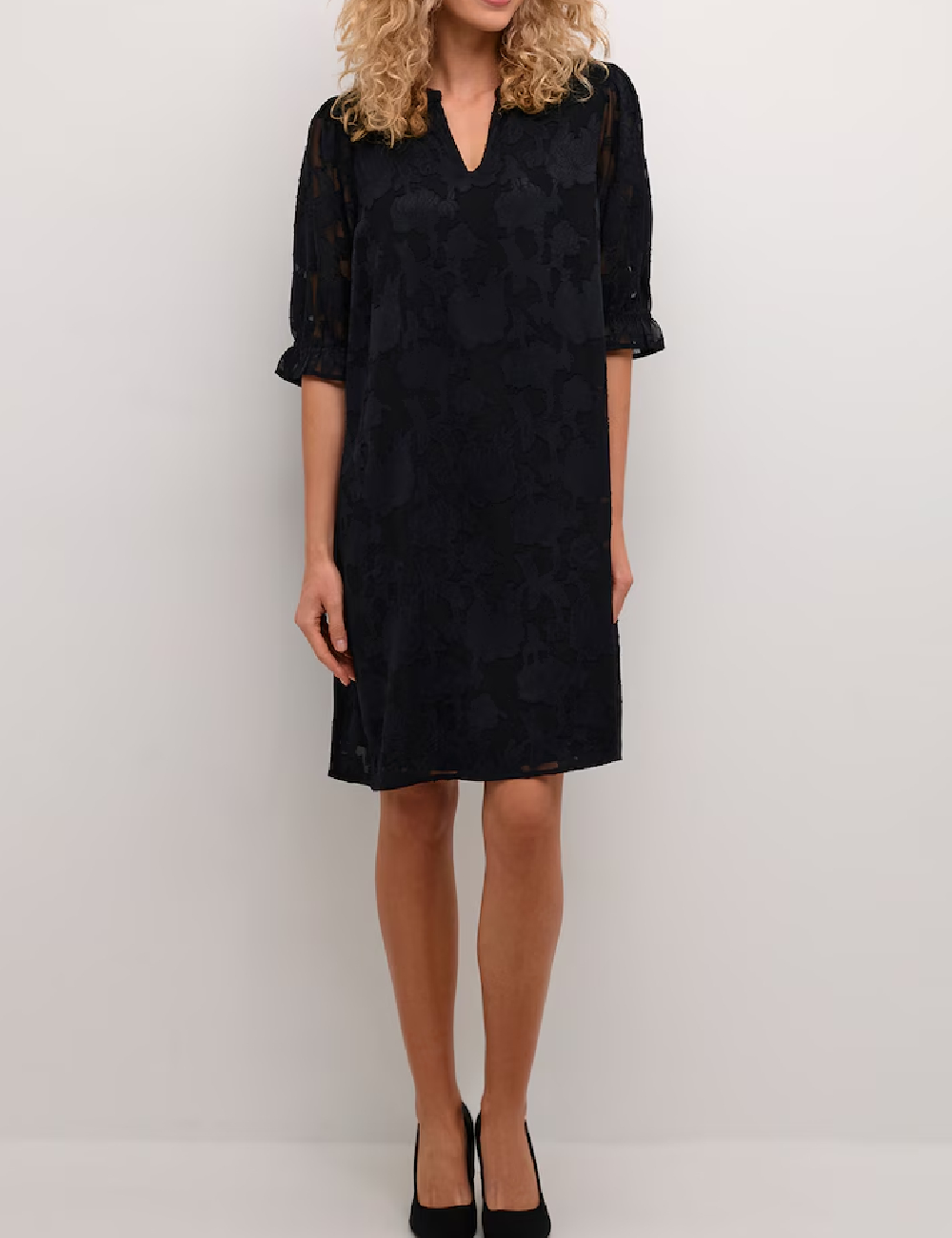 Rochie scurta Cream, negru