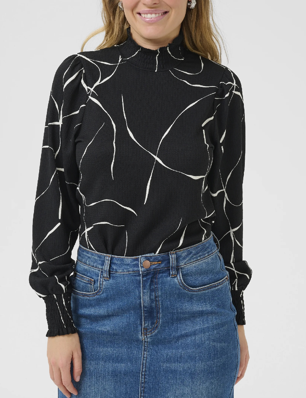 Bluza Kaffe, negru