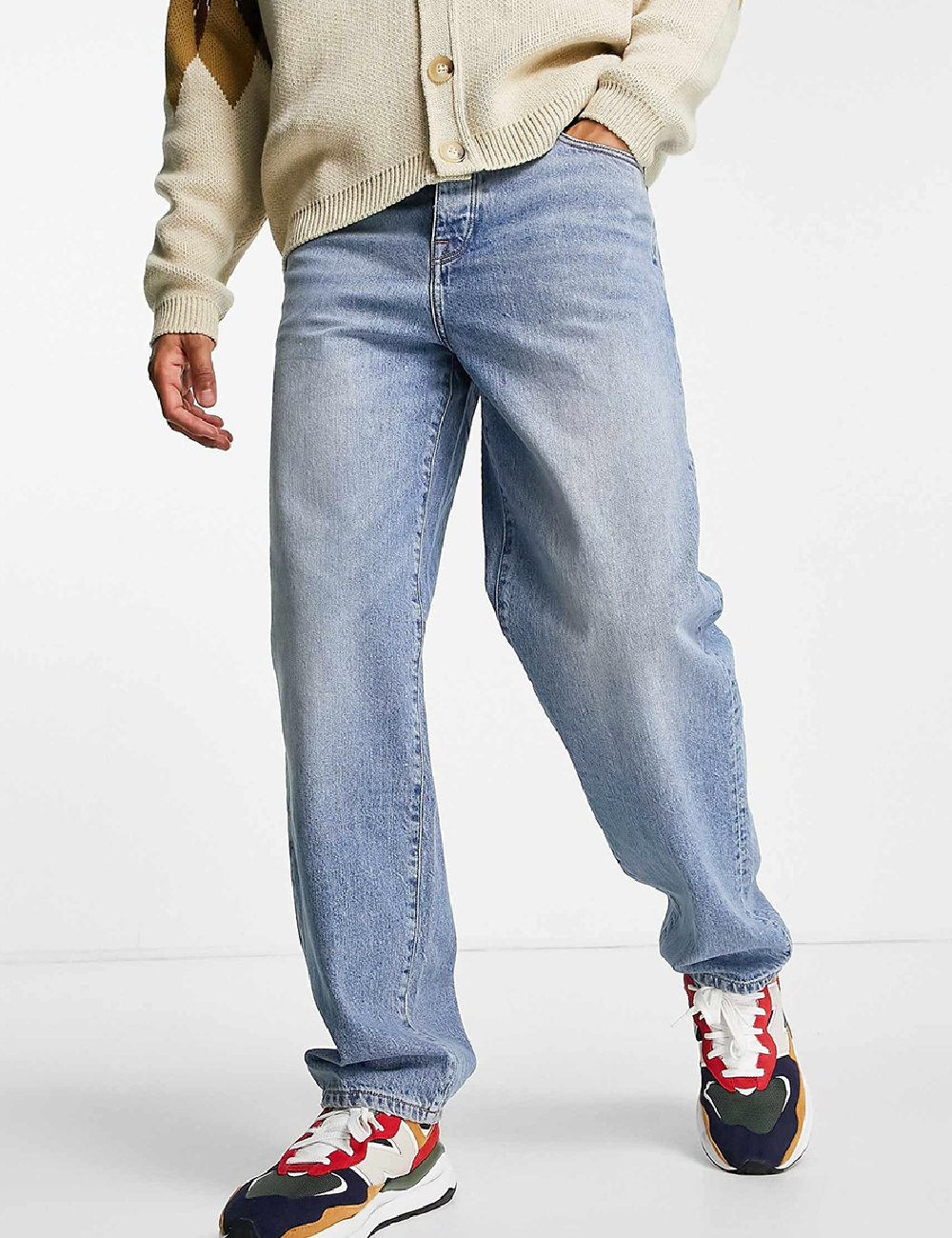 Blugi ASOS, albastru