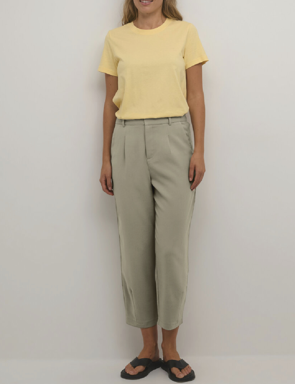 Pantaloni Kaffe, bej