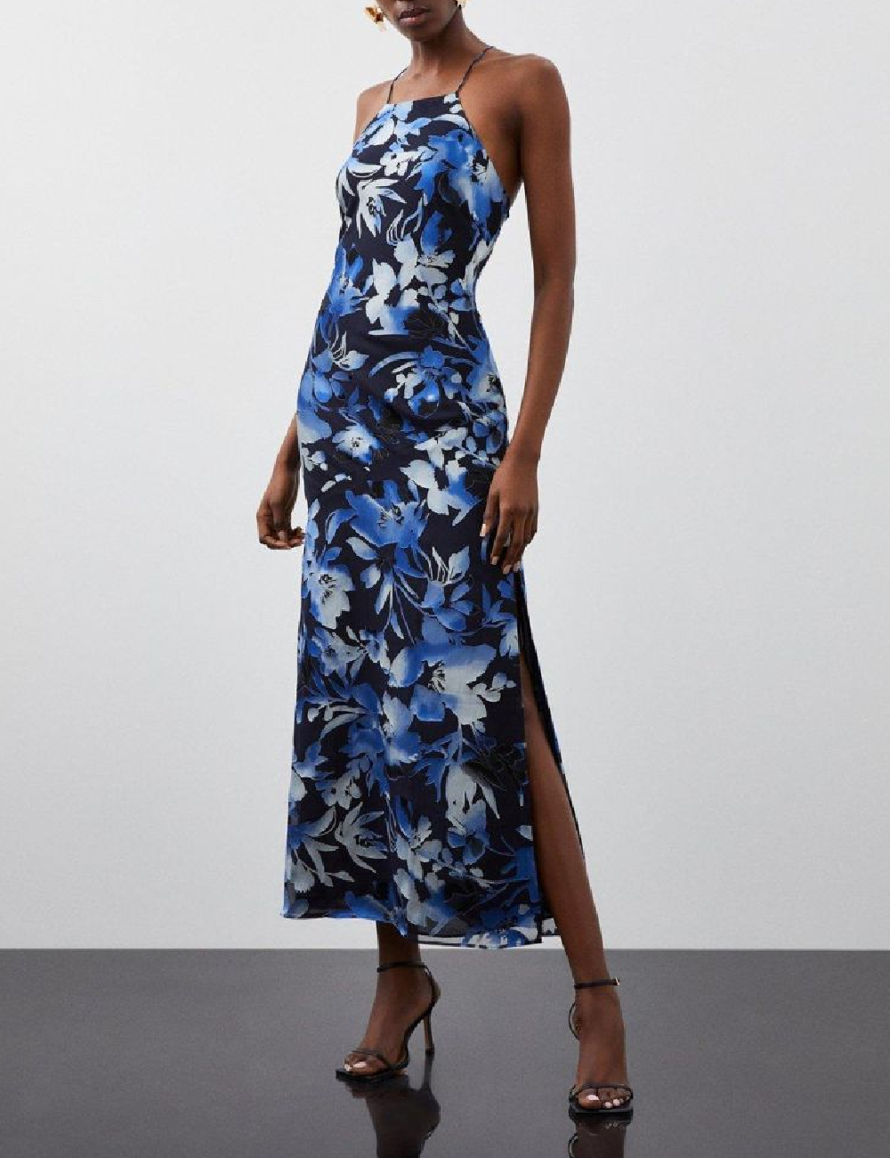 Rochie lunga Karen Millen, albastru