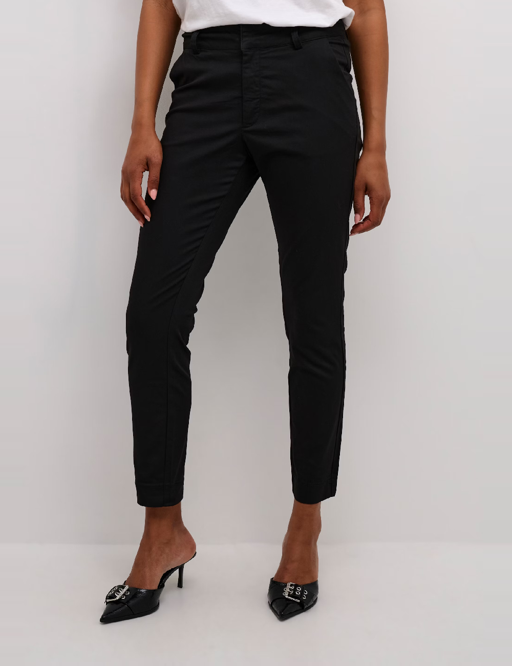 Pantaloni Kaffe, negru