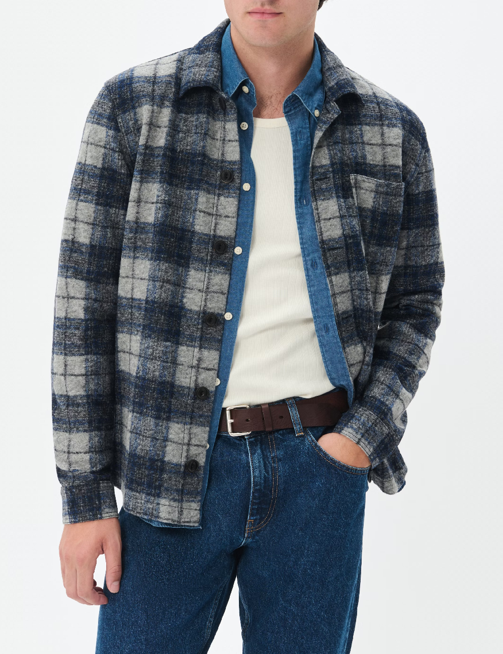 Camasa Matinique, bleumarin