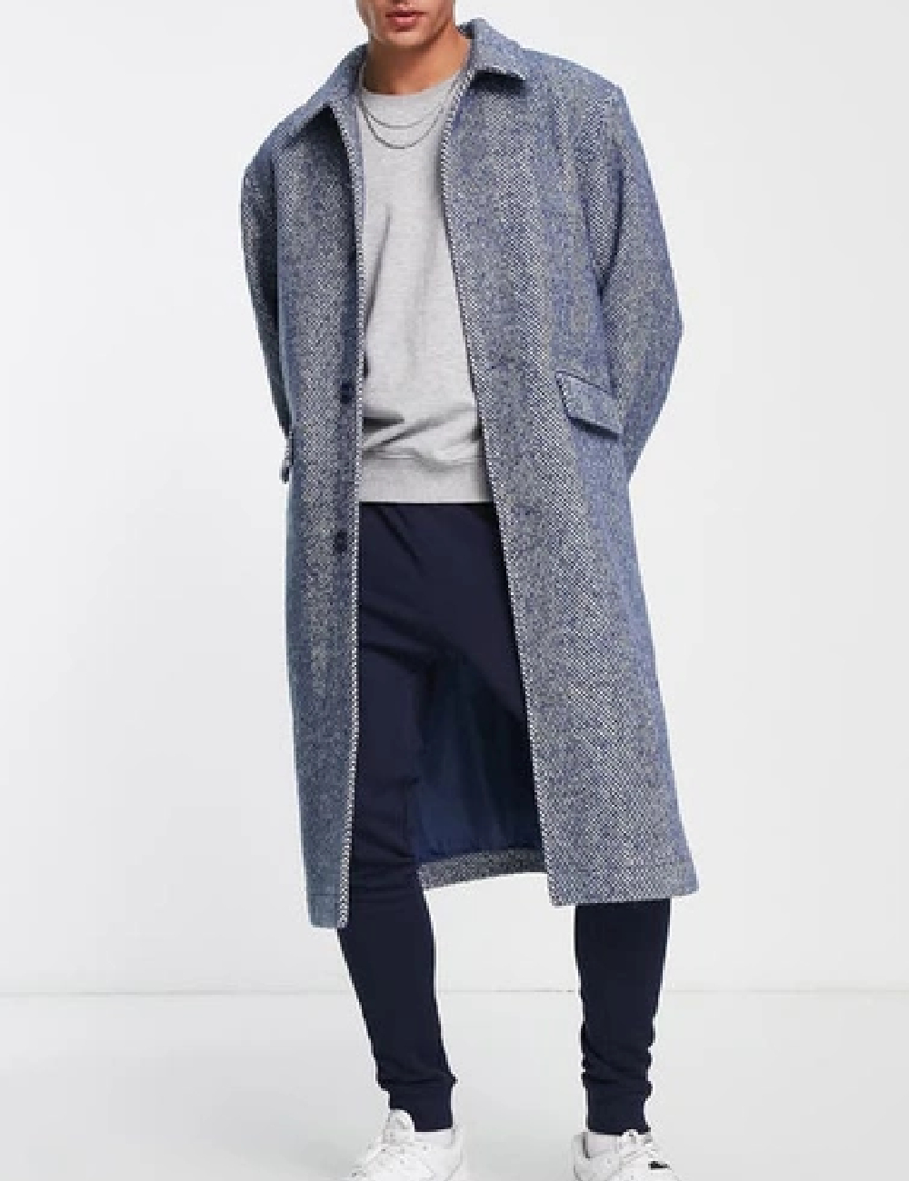 Palton ASOS, albastru