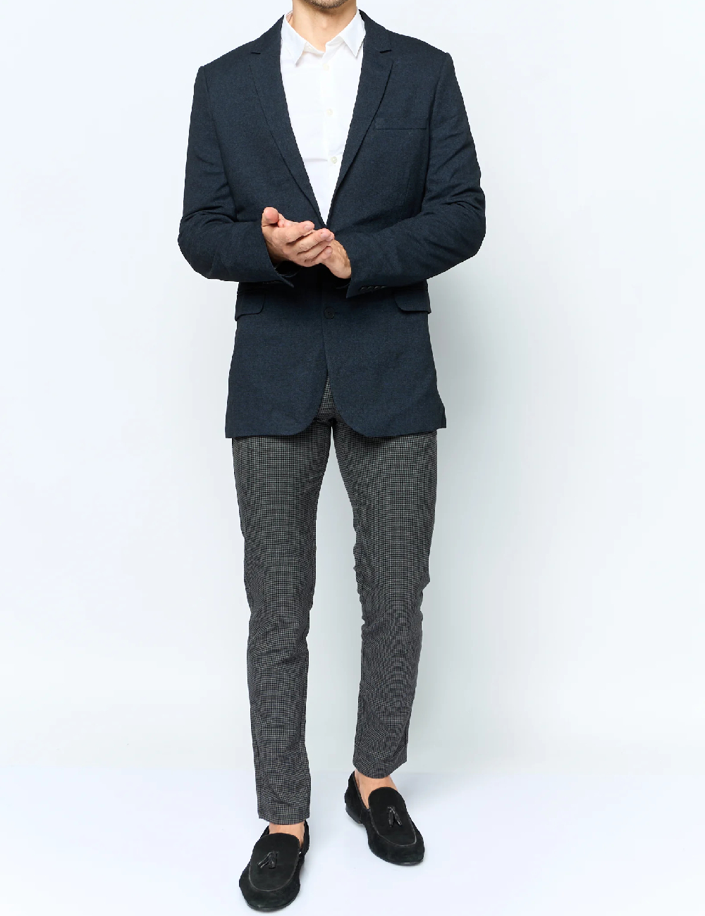 Sacou ASOS, albastru/negru