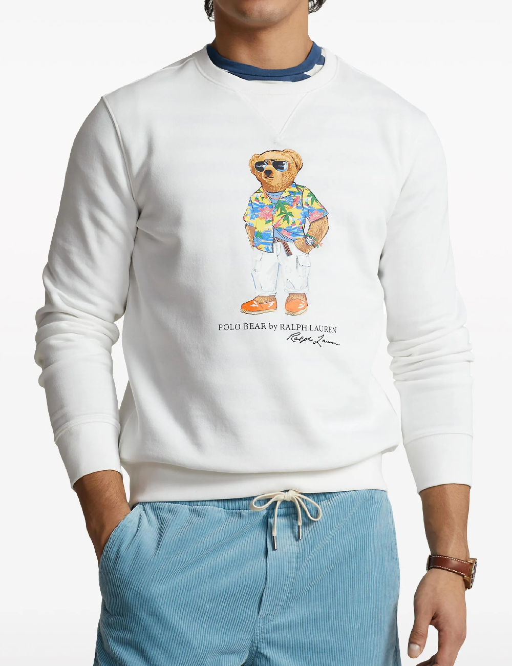 Bluza Polo Ralph Lauren, alb