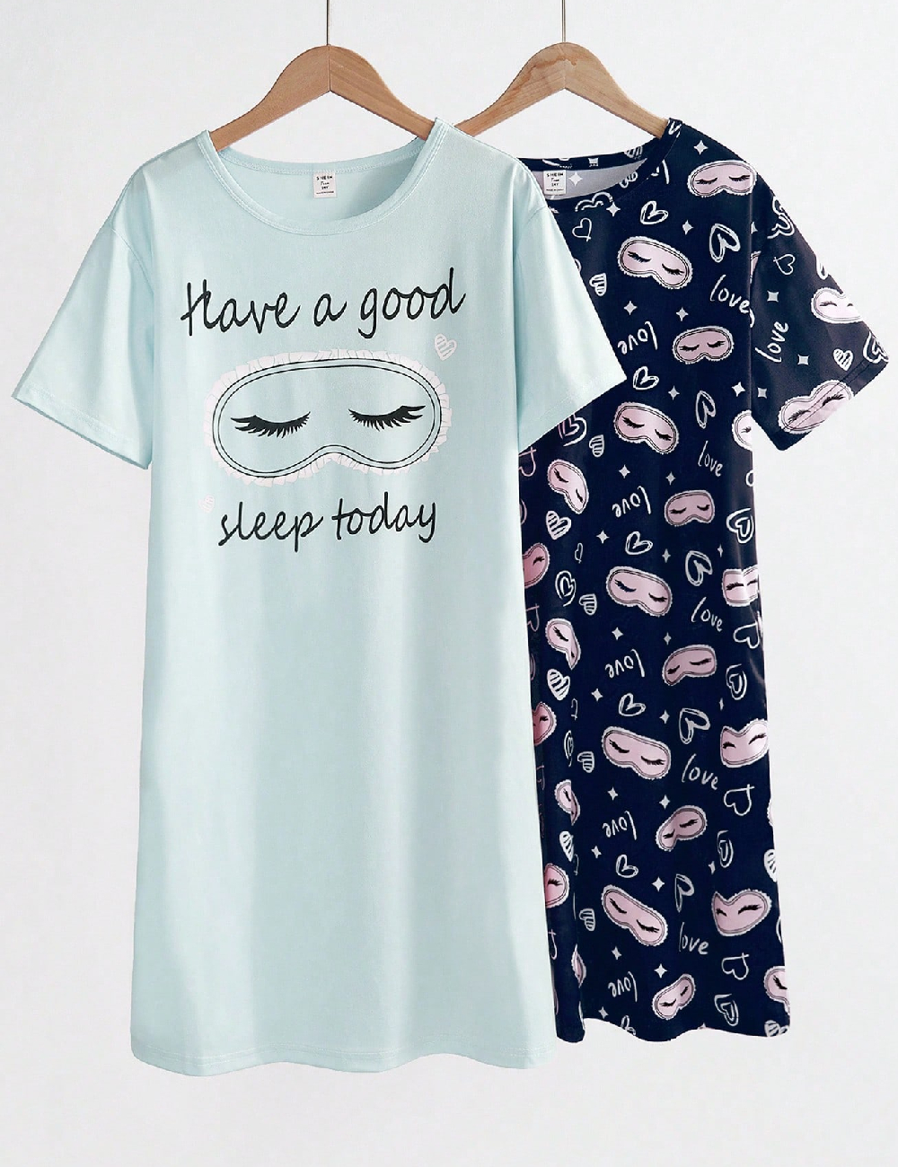 Set rochii de noapte Shein Kids, mix culori