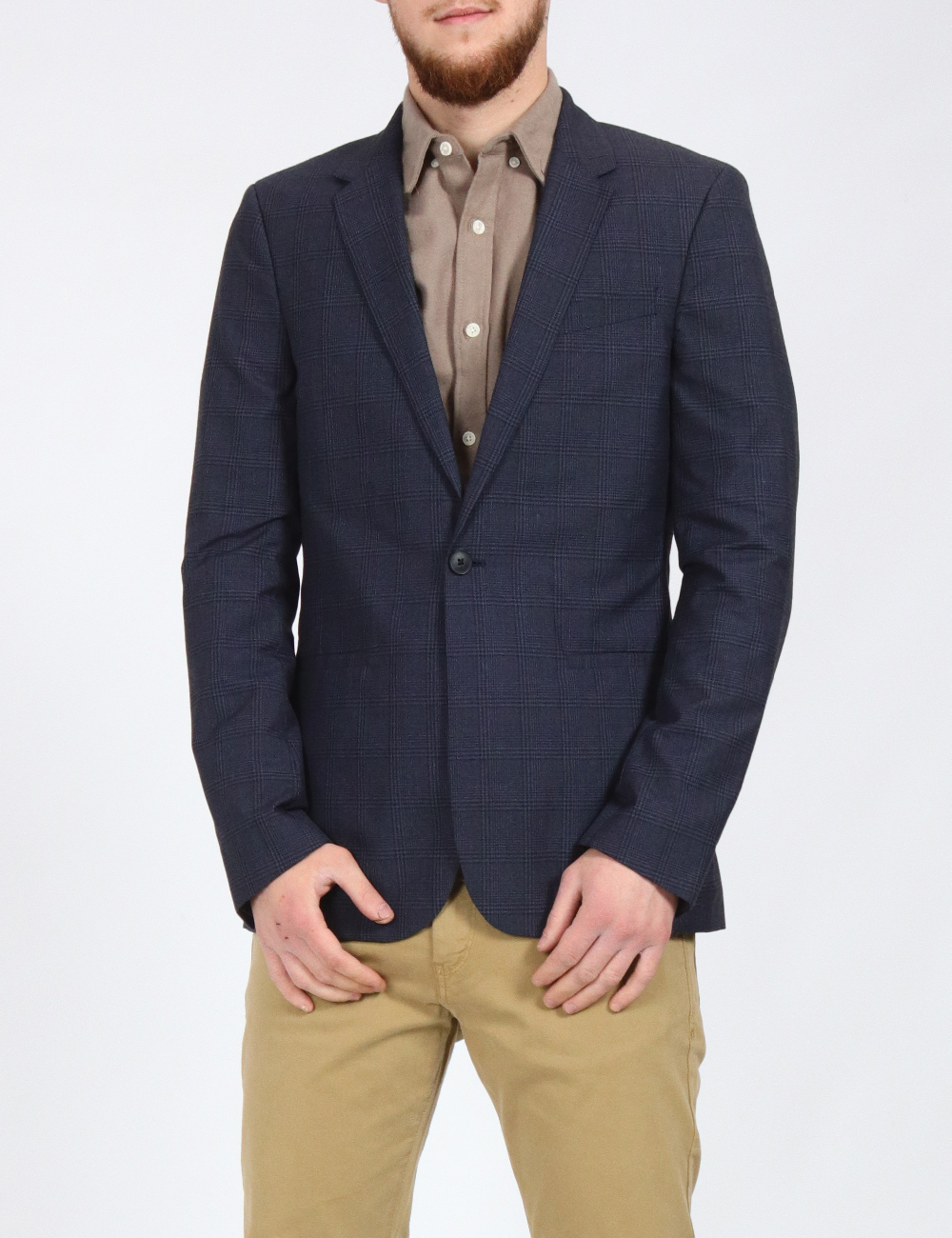 Sacou Topman, albastru/negru