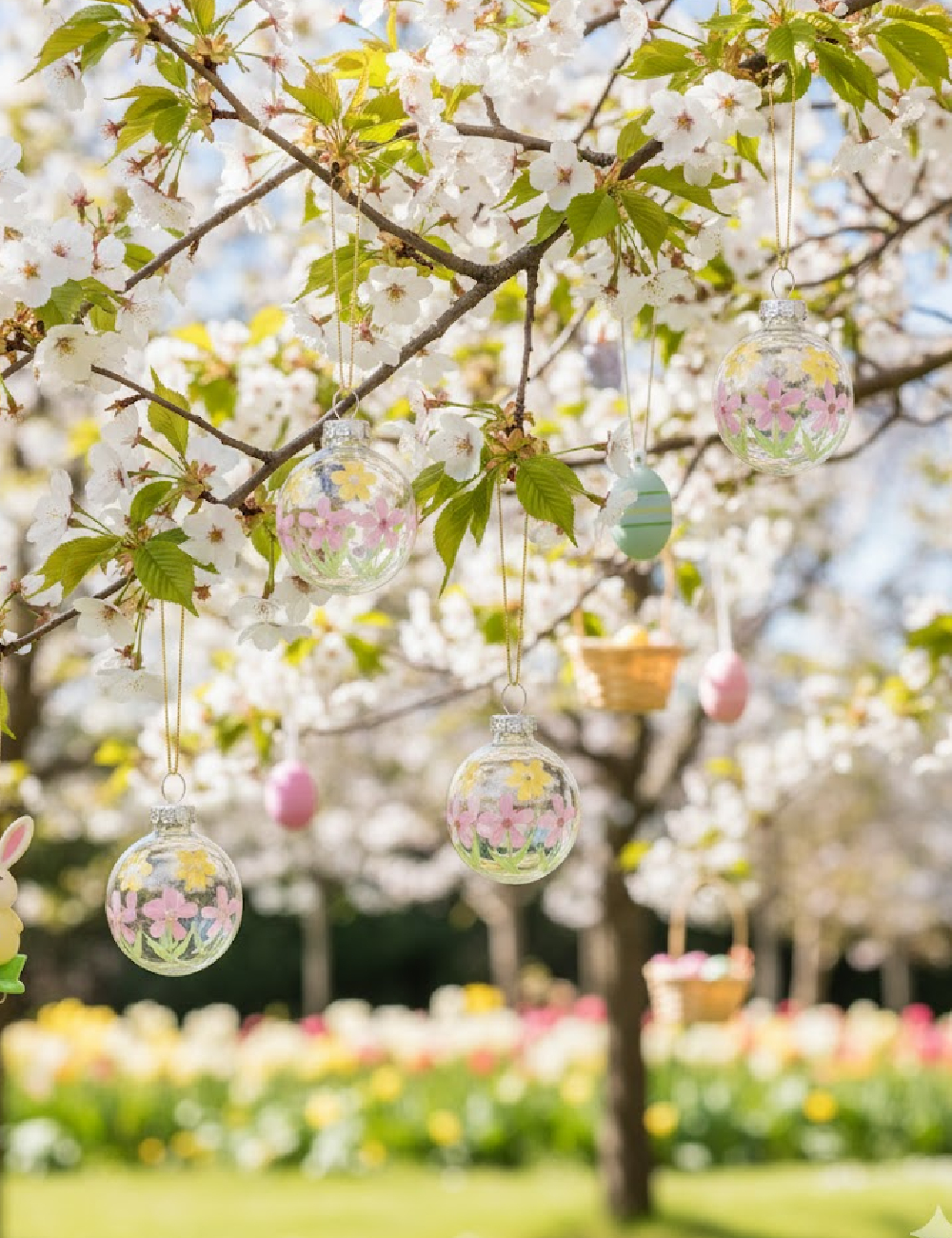 Set globuri 9 bucati ACTION, floral