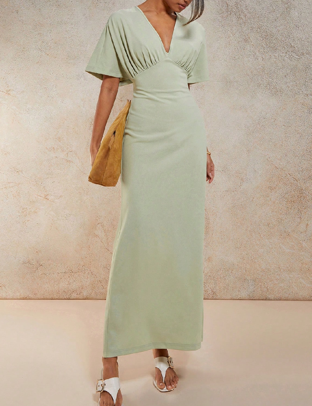 Rochie lunga SHEIN, verde