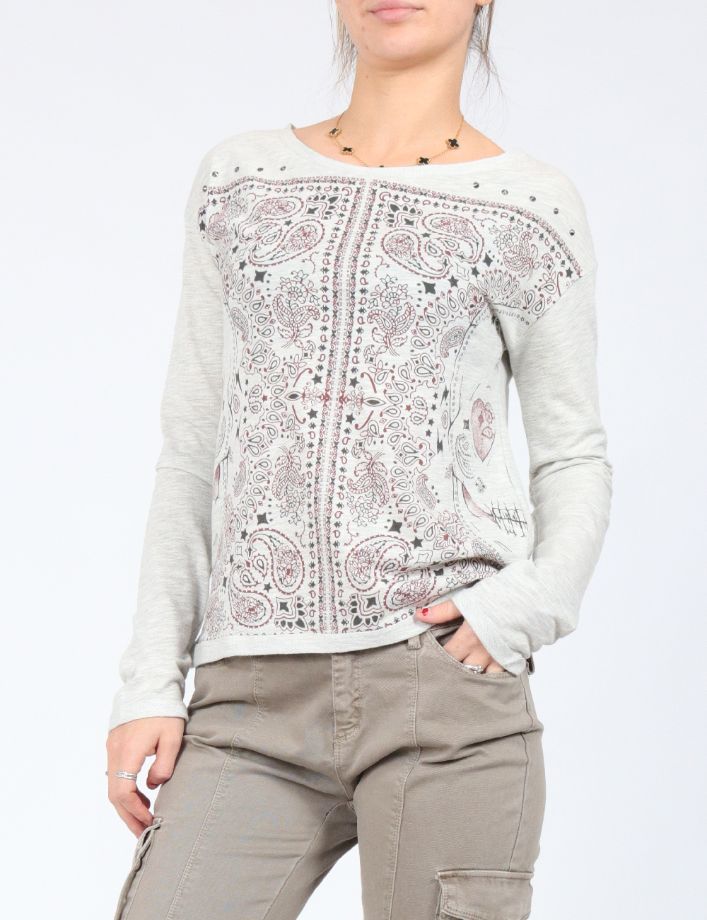 Bluza Bershka, gri