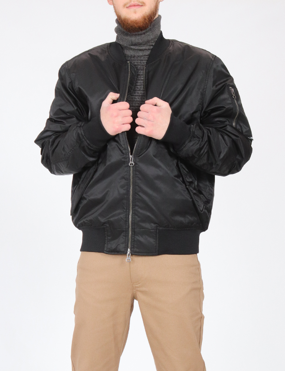 Jacheta Pull&Bear, negru