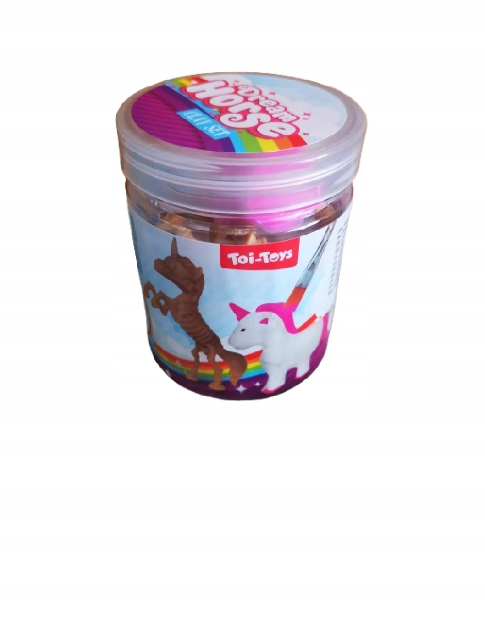 Set de lut pentru modelarea figurinelor unicorni Toi-Toys, mix culori