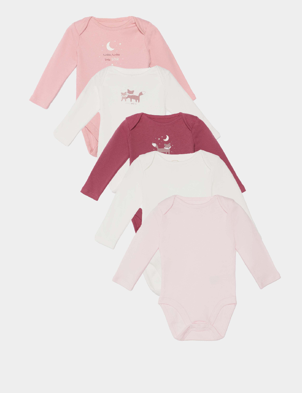 Set body 5 bucati Cool Club, mix culori