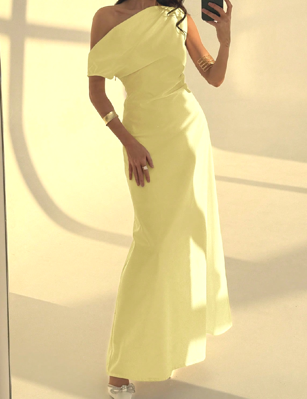 Rochie lunga SHEIN, galben