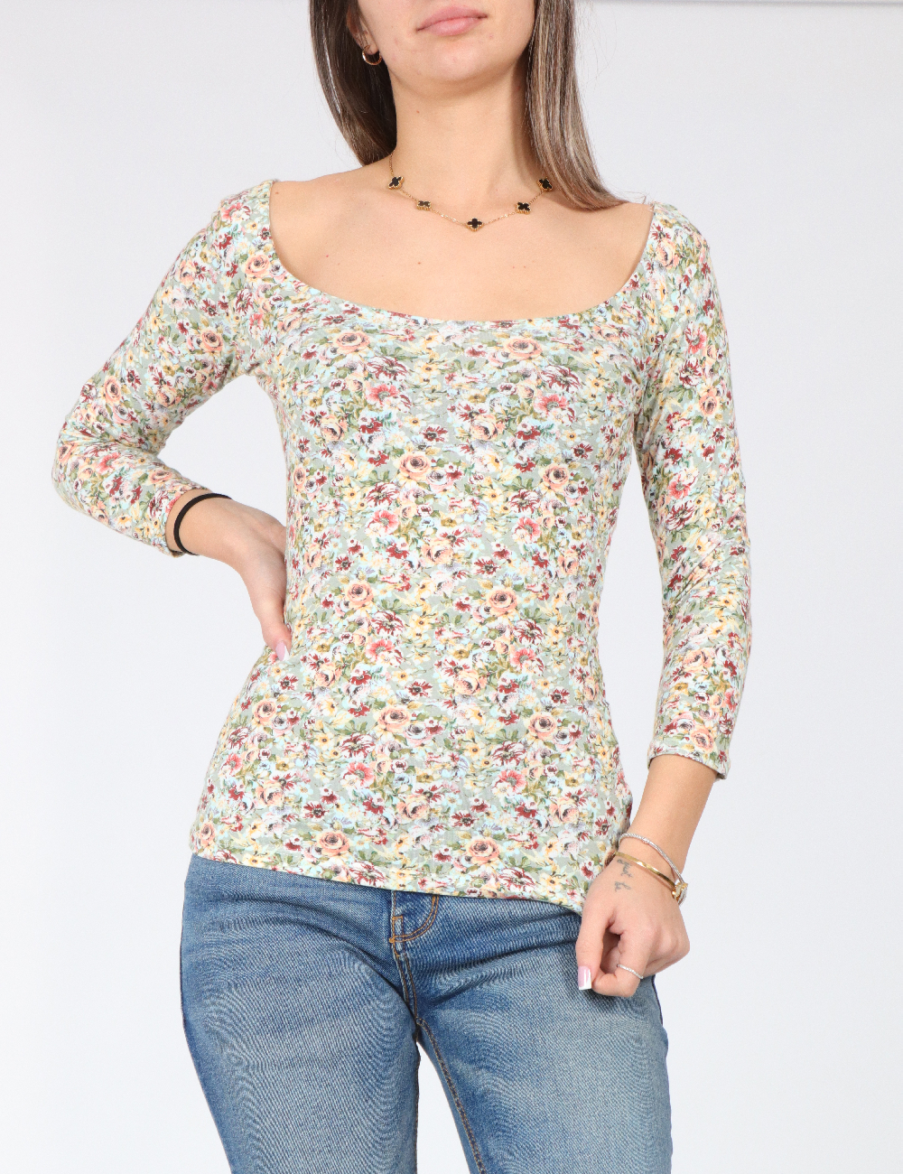 Bluza Bershka, floral print