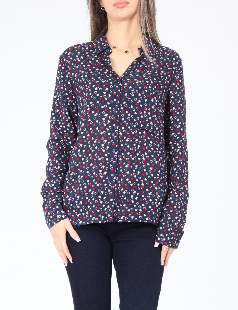 Camasa Pull&Bear, bleumarin